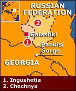 Map of the region