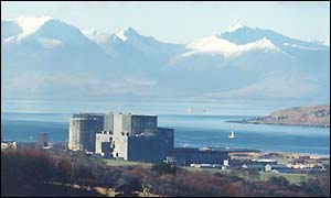 Hunterston power station in Scotland