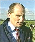 Organic farmer Andrew Burgess