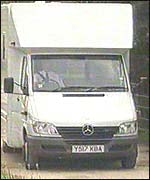 Lord Archer's prison van