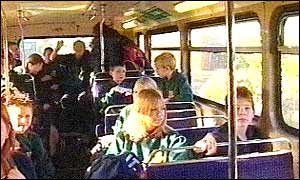 School bus in Lincolnshire