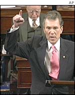 US Senate Majority Leader Tom Daschle 