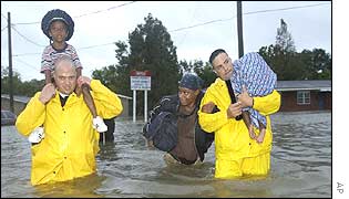 Police evacuate residents of Houma, Louisiana