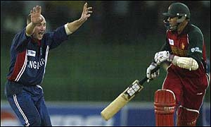 Snape takes a wicket against Zimbabwe