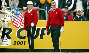 Bernhard Langer and Colin Montgomerie