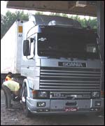 Truck on Belem-Brasilia route