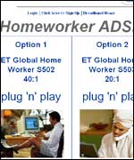 Screen grab of ET Global Solutions website