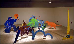 �yvind Fahlstr�m S.O.M.B.A (Some Of My Basic Assumptions), 1973, photo by Jerry Hardman-Jones