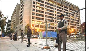 Policing the IMF building