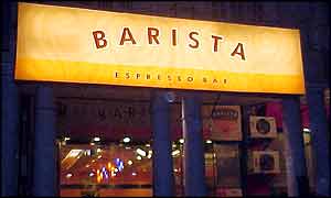 Indian coffee chain Barista