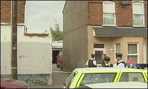 The shooting was at a garage on Isoline Street