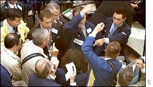 Traders on the New York Stock Exchange