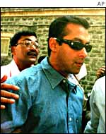 Khan being arrested in relation to deer hunting