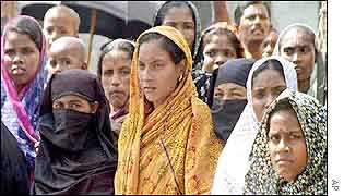 Anxious relatives of the injured wait for information in Satkhira