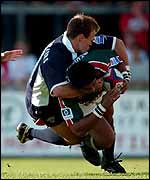 Christophers shows the commitment which typified Bristol's display