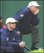 Curtis Strange and David Duval