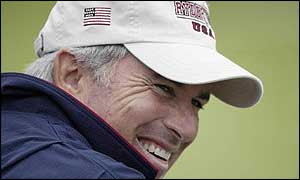 Curtis Strange, the USA's Ryder Cup captain