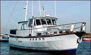 Robert Saint's boat 'Sundowner'