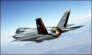 An F-35 Joint Strike Fighter