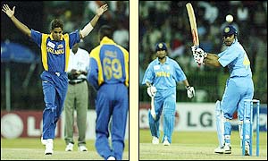 The Indian innings is only eight overs old when rain stops play