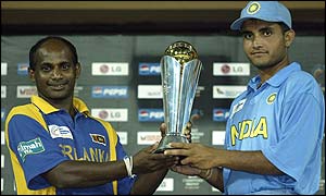 Sanath Jayasuriya and Sourav Ganguly