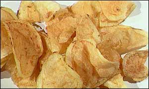 The chemical is created in the cooking of crisps
