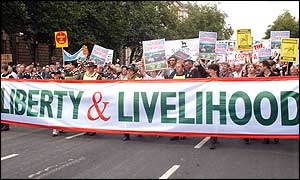The Liberty and Livelihood march
