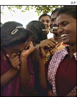 Sri Lankan women chatting together