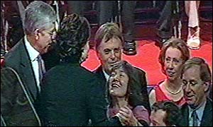 Cherie Blair and International Development Secretary Clare Short