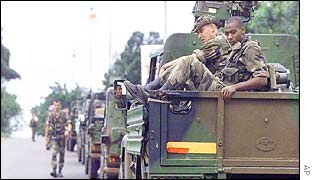 French troops in Ivory Coast