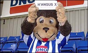 H'Angus the Monkey, also known as Stuart Drummond - Hartlepool's mayor