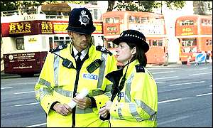 Police on the beat in London