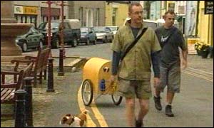 Artists Simon Whitehead and Peter Bodenham