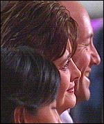 Cherie Blair with actor Kevin Spacey