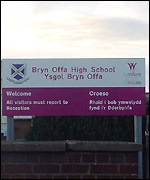 Bryn Offa school sign