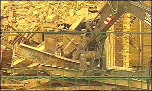 Demolition of former Nestle factory