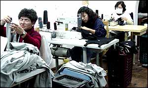 Peruvian clothes factory