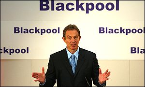 Tony Blair in his news conference