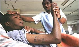 African Aids patient