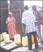 Water pipe in Kibera
