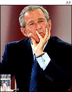 US President George W Bush