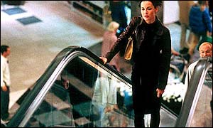 Connie Nielsen with Robin Williams in the background