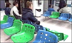 Patients waiting in A&E