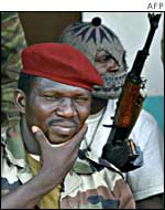 Rebel commander in the northern town of Korhogo