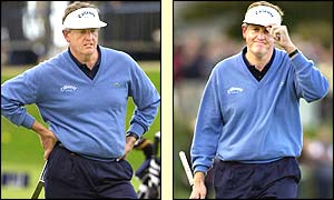 Colin Montgomerie shoots a final round of 10 under par