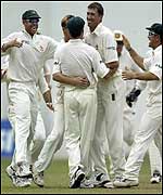 McGrath made good use of the second new ball