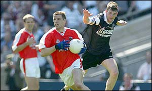 Paul McGrane in action against Sligo in this year's All-Ireland Quarter-Finals