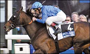 Frankie Dettori and the Godolphin trained Marienbard land The Prix De l'Arc De Triomphe run at Longchamp on Sunday, 6 October