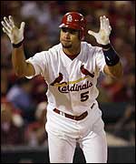 Albert Pujols has had a big year for the Cardinals