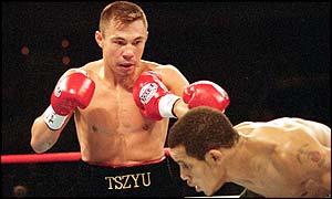 Kostya Tszyu currently holds the WBC, WBA and IBF titles